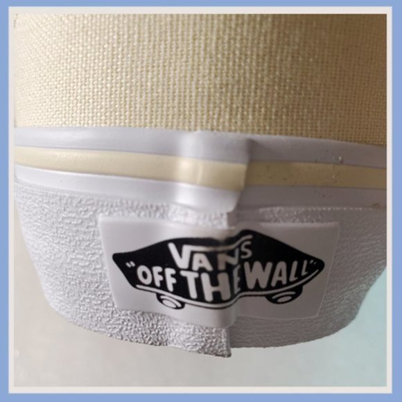 Vans Off the Wall Yellow & White Sneakers Size 7.5 - Picture 8 of 8